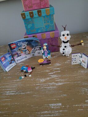 LEGO Disney Frozen Olaf 41169  & Elsa 30553- Complete No Box W/Both Instructions